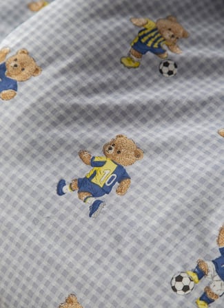 Tek Kişilik Nevresim Takımı Mishka Blue