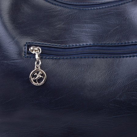 Nas Bag Kadın Çok Gözlü Dönüştürülebilir Omuz ve Sırt Çantası Lacivert