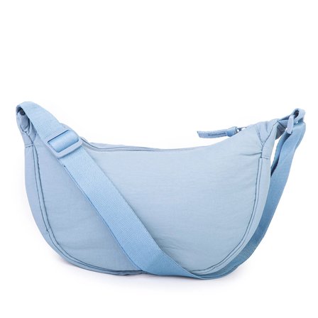 Nas Bag Ultra Hafif Kadın Spor Günlük Nas Bag Minimalist Günlük Ayarlanabilir Askılı Mini Hobo Çanta (en 25 cm ;boy 22 cm ) Mavi