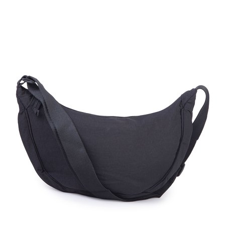 Nas Bag Ultra Hafif Kadın Spor Günlük Nas Bag Minimalist Günlük Ayarlanabilir Askılı Mini Hobo Çanta (en 25 cm ;boy 22 cm ) Siyah