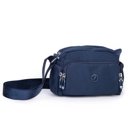 Nas Bag Kadın Spor Çok Gözlü Su Geçirmez Hafif Mini Çanta Vizon ( 22x16 cm ) Lacivert