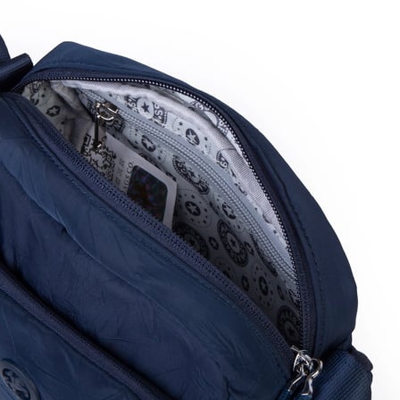 Nas Bag Kadın Spor Çok Gözlü Su Geçirmez Hafif Mini Çanta Vizon ( 22x16 cm ) Lacivert