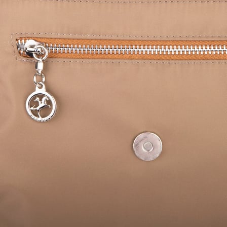 Nas Bag Kadın  Çok Gözlü Günlük Hafif Çapraz Omuz Çantası  Vizon Taba