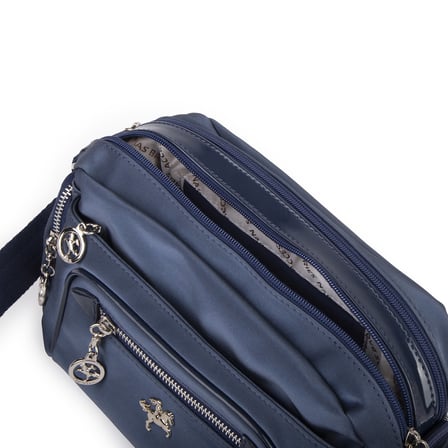 Nas Bag Kadın  Çok Gözlü Günlük Çapraz Çanta Lacivert Buzzy