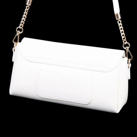 Nas Bag Kadın Sade Şık Omuz ve Çapraz Çanta (en 24 cm ;boy 12 cm ) Beyaz