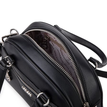 Nas Bag Kadın Şık El ve Postacı Çanta (en 22 cm , boy 16 cm ) Siyah