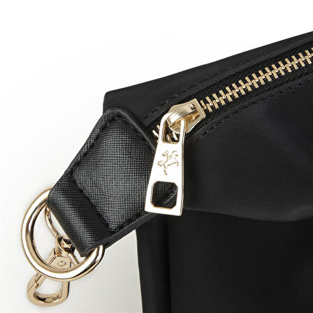 Nas Bag Extra Büyük Boy Omuz Çantası Siyah Buzzy (eni 44 cm , boyu 32 cm )