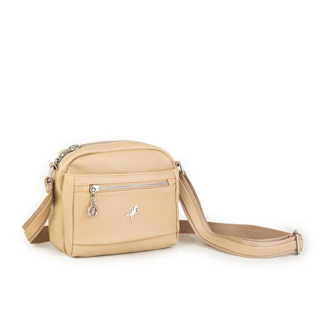 Nas Bag Kadın Çapraz Çanta Camel Dona
