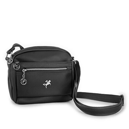 Nas Bag Kadın Çapraz Çanta Siyah Dona