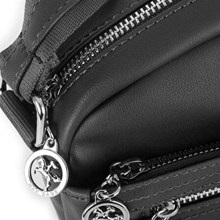 Nas Bag Kadın Çapraz Çanta Siyah Dona