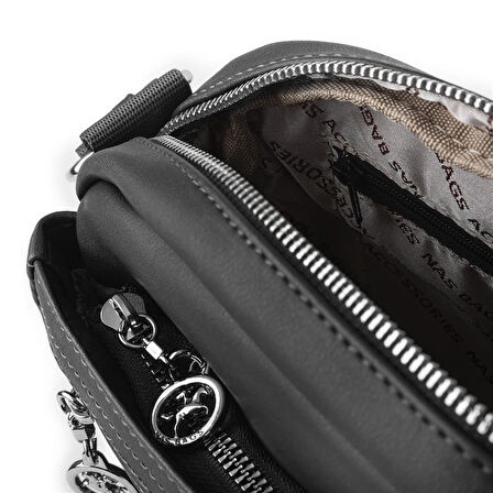 Nas Bag Kadın Çapraz Çanta Siyah Dona