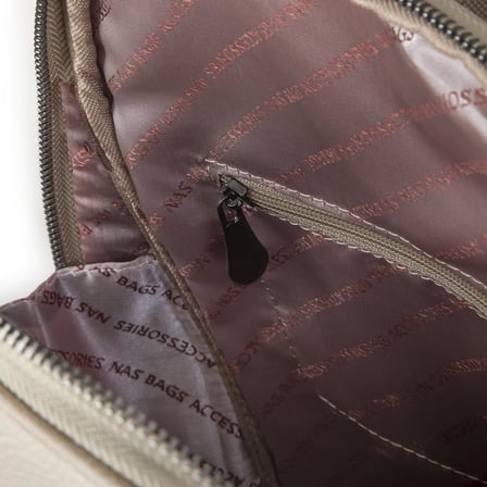 Nas Bag Kadın Sırt Çantası Orjinal Kum Natural  (Eni :28 cm, Boyu :40cm)