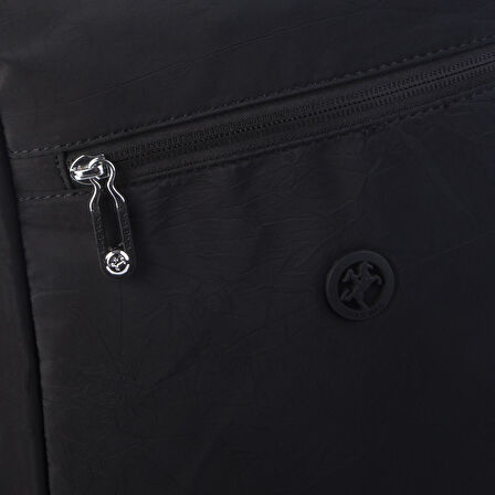 Nas Bag Unisex Büyük Boy Su Geçirmez (waterproof) Hafif Sırt Çantası Çok Gözlü Siyah 