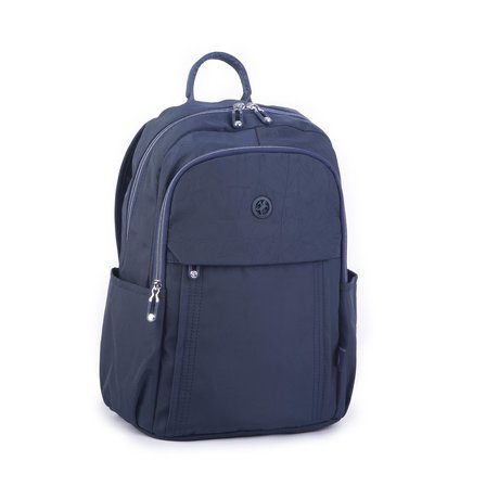 Nas Bag Unisex Büyük Boy Su Geçirmez Çok Gözlü Extra Hafif Sportif Sırt Çantası Lacivert 