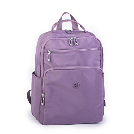 Nas Bag Unisex Büyük Boy Su Geçirmez (Waterproof)  Hafif Sırt Çantası Mor