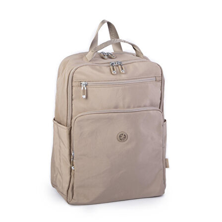 Nas Bag Unisex Büyük Boy Su Geçirmez (Waterproof)  Hafif Sırt Çantası Vizon 