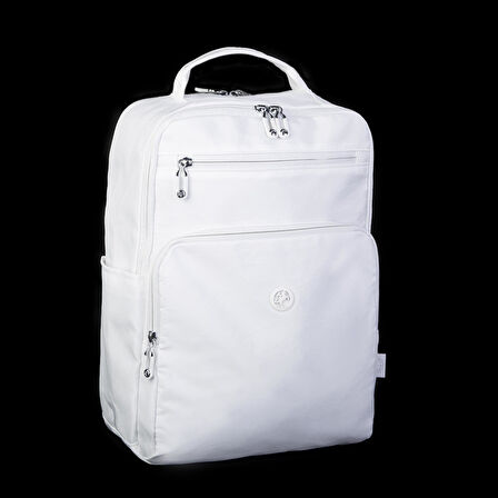 Nas Bag Unisex Büyük Boy Su Geçirmez (Waterproof)  Hafif Sırt Çantası Beyaz