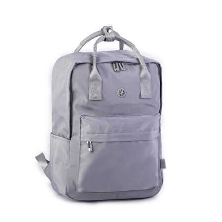 Nas Bag Unisex Sırt ve El Çantası Büyük Boy Su Geçirmez Sırt Çantası (29x40 cm ) Gri