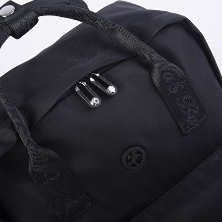 Nas Bag Unisex Sırt ve El Çantası Büyük Boy Su Geçirmez Sırt Çantası (29x40 cm ) Siyah 