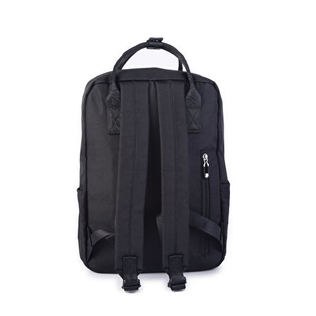Nas Bag Unisex Sırt ve El Çantası Büyük Boy Su Geçirmez Sırt Çantası (29x40 cm ) Siyah 