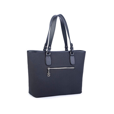 Nas Bag Kadın Omuz Çantası Spor Şık Ayarlanabilir Omuz Askılı  Siyah  (33x27x12 cm )
