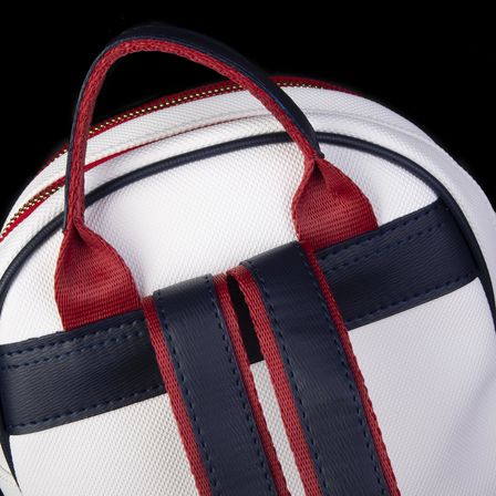 Nas Bag Kadın Orta Boy Sırt Çantası Beyaz Kırmızı Laci Lacste