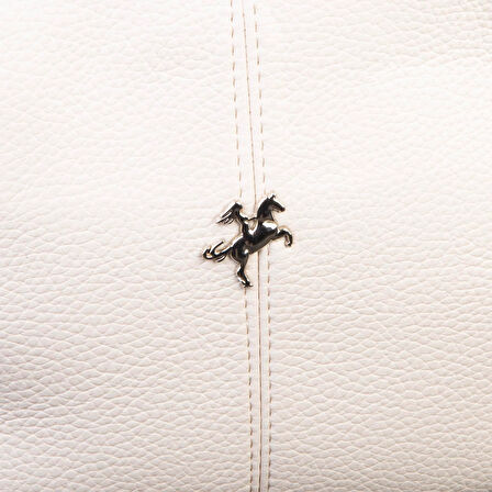 Nas Bag Kadın Çok Gözlü Çapraz Çanta Krem Lopez