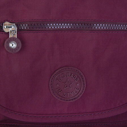 Nas Bag Unisex Büyük Boy  Zararlı Kimyasal İçermeyen Waterproof Sırt Çantası Bordo