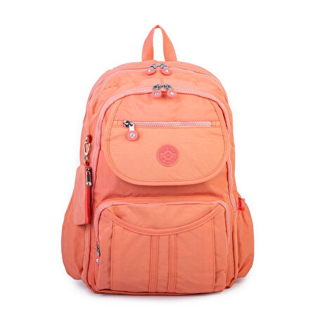 Nas Bag Unisex Büyük Boy  Zararlı Kimyasal İçermeyen Waterproof Sırt Çantası Somon