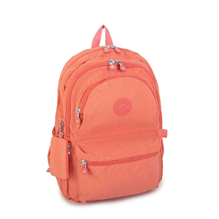 Nas Bag Unisex Zararlı Kimyasal İçermeyen Waterproof Sırt Çantası Somon