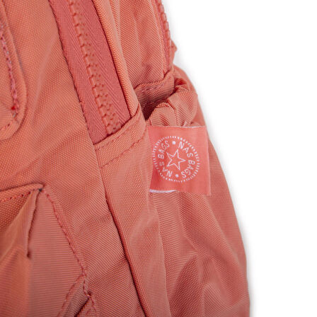 Nas Bag Unisex Zararlı Kimyasal İçermeyen Waterproof Sırt Çantası Somon