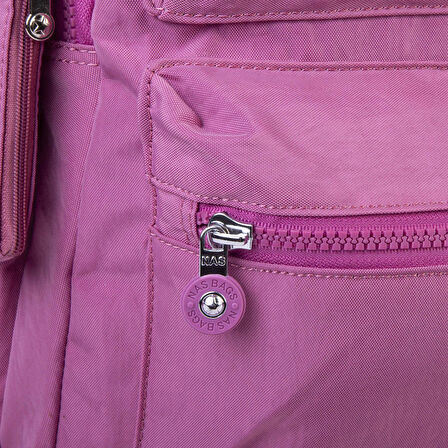 Nas Bag Unisex Zararlı Kimyasal İçermeyen Waterproof Sırt Çantası Gül Kurusu