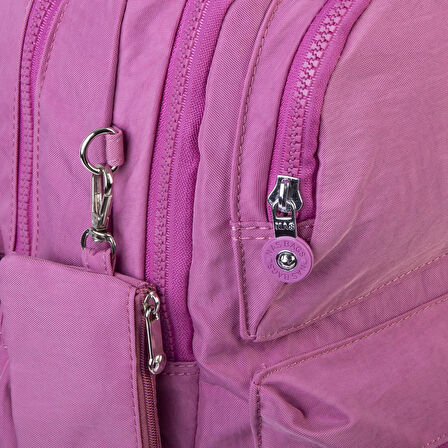 Nas Bag Unisex Zararlı Kimyasal İçermeyen Waterproof Sırt Çantası Gül Kurusu
