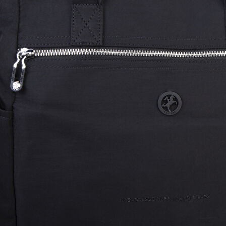 Nas Bag Kadın Spor Geniş Hacimli Hafif Omuz ve Çapraz Çanta Siyah