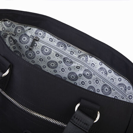 Nas Bag Kadın Spor Geniş Hacimli Hafif Omuz ve Çapraz Çanta Siyah