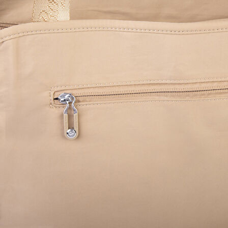 Nas Bag Kadın Omuz ve Çapraz Hafif Su İtici Kumaş Kum