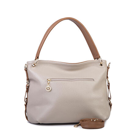  Nas Bag Kadın  Salaş Omuz Çantası Kum Taba Victoria