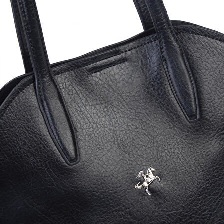  Nas Bag Kadın  Büyük Boy Omuz Çantası Çapraz Askılı Siyah Victoria