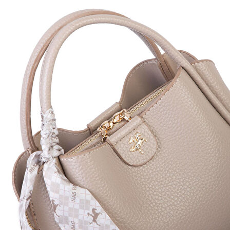 Nas Bag Fularlı Mini Boy El ve Çapraz Çanta Kum Lopez