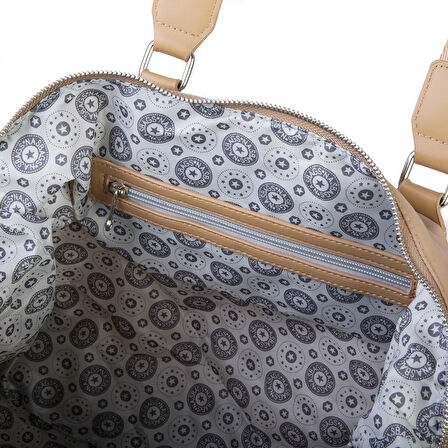  Nas Bag Ultra Hafif Su Geçirmez Spor Kadın Büyük Boy Omuz ve Çapraz  Çanta Bej