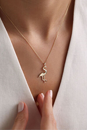 Shine Flamingo Kolye