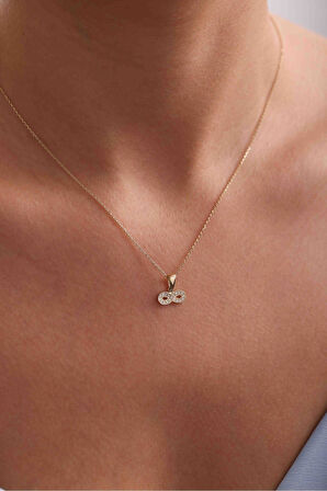 Taşlı Sonsuzluk Kolye