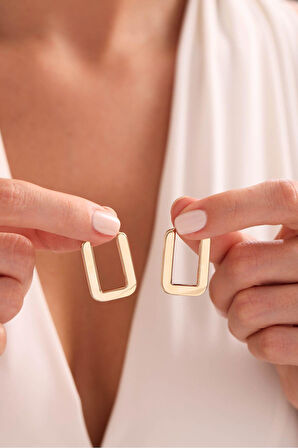 Kalın U Model Küpe