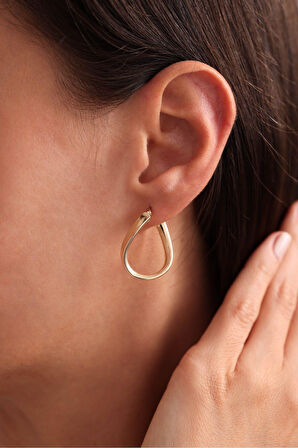 Side Design Halka Küpe