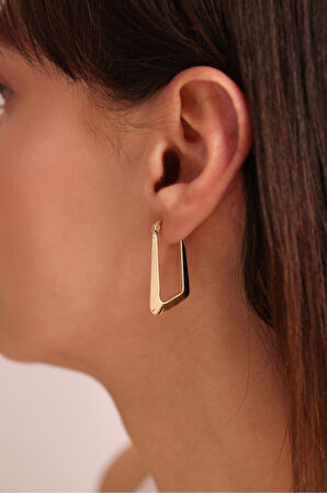 Asimetry Piramit Uzun Küpe