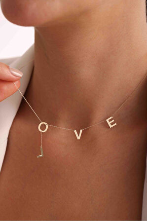 Love Kolye Aşk Kolyesi
