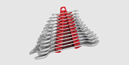 İzeltaş 12li Kısa İki Ağız Çatal Anahtar Takımı