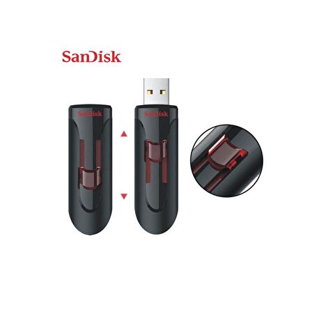 SanDisk Cruzer Glide  64GB USB 3.0 Usb Bellek SDCZ600-064G-G35