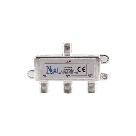 Next YE-2503A Splitter 3 Çıkışlı Uydu Bölücü