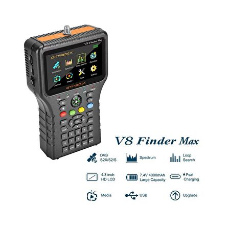 Novacom GT Media V8 Finder Max HD Uydu Bulucu